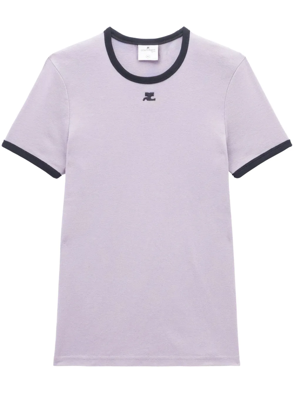 

Футболка с логотипом Courrèges, серый