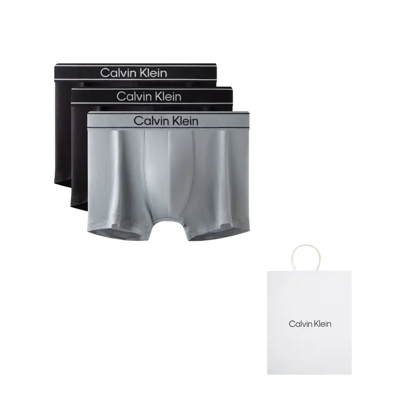

Мужские боксеры 3 штуки Calvin Klein, черный/серый