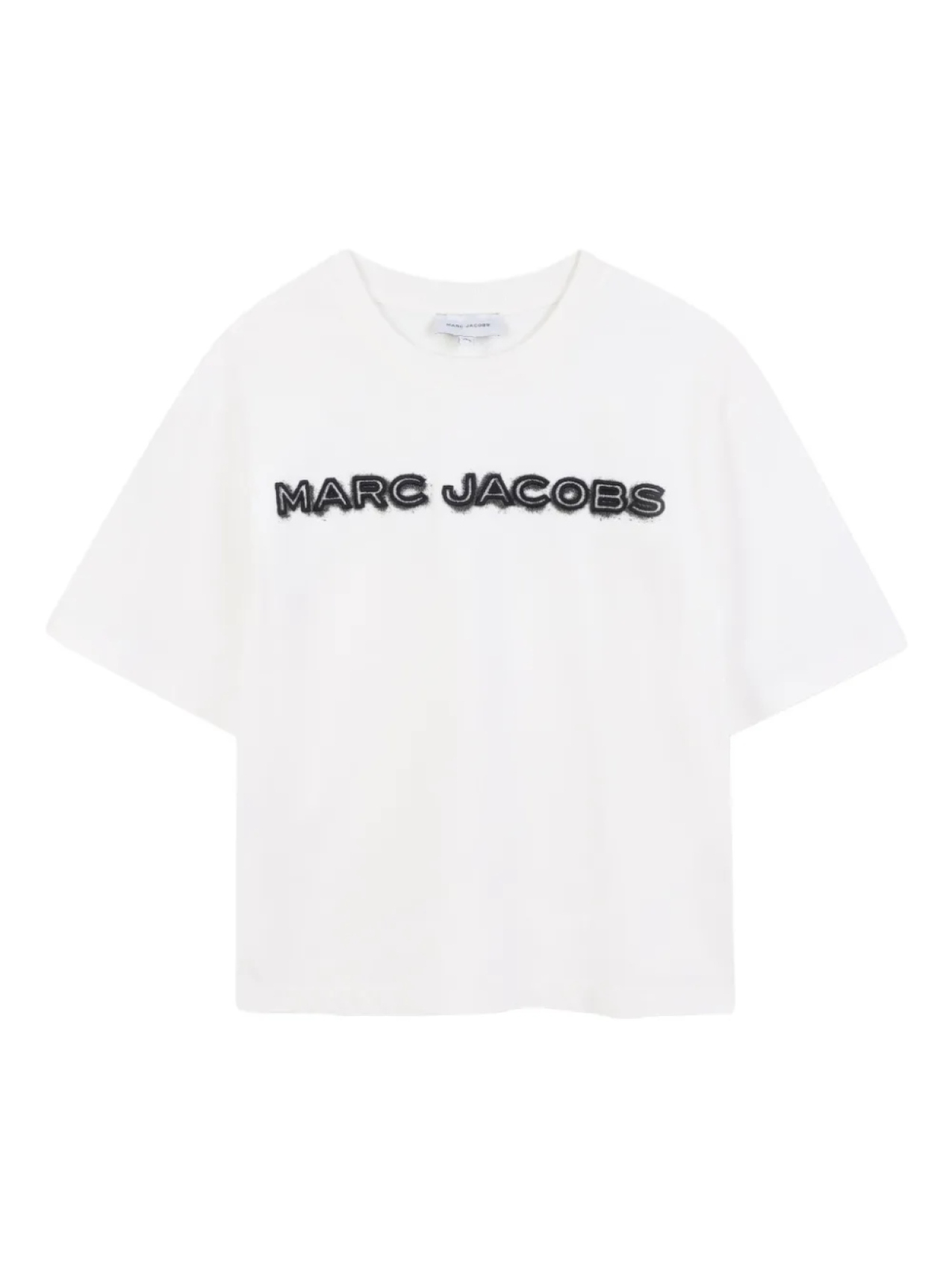 

Marc Jacobs Kids футболка с вышитым логотипом, белый