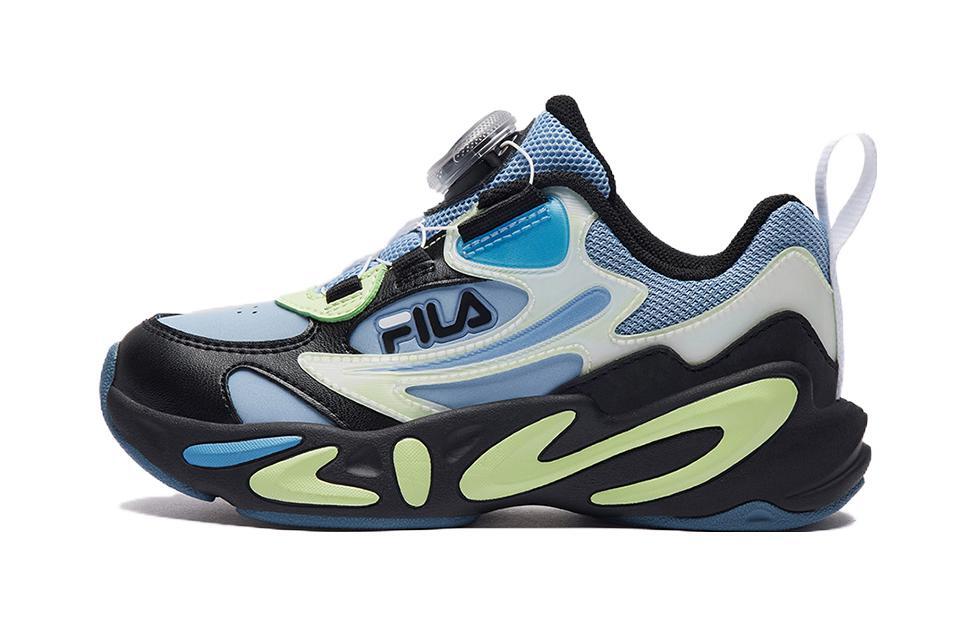 

Детские кроссовки FILA PS, Blue/Black/Green