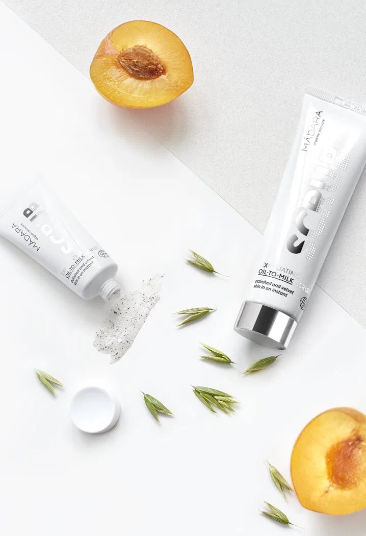 Пилинг Mádara — Масло-молочко для лица «Peeling-Öl-zu-Milch-Peeling» от Bio-Hautpflege — фото 3