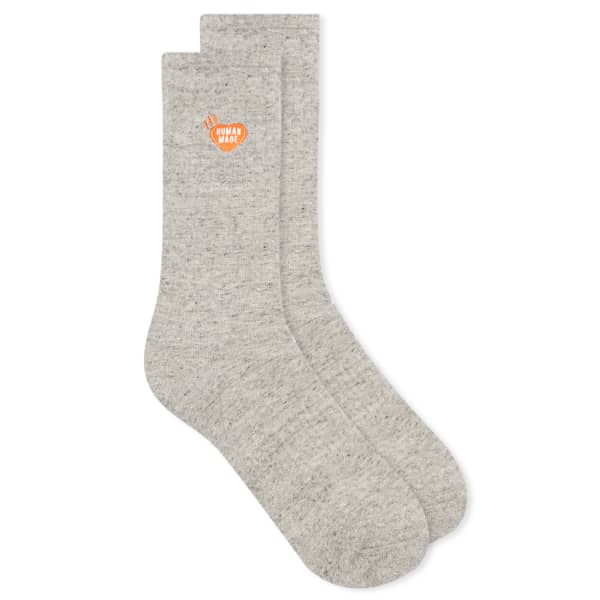 

Носки с ворсом и сердечками Human Made, серый