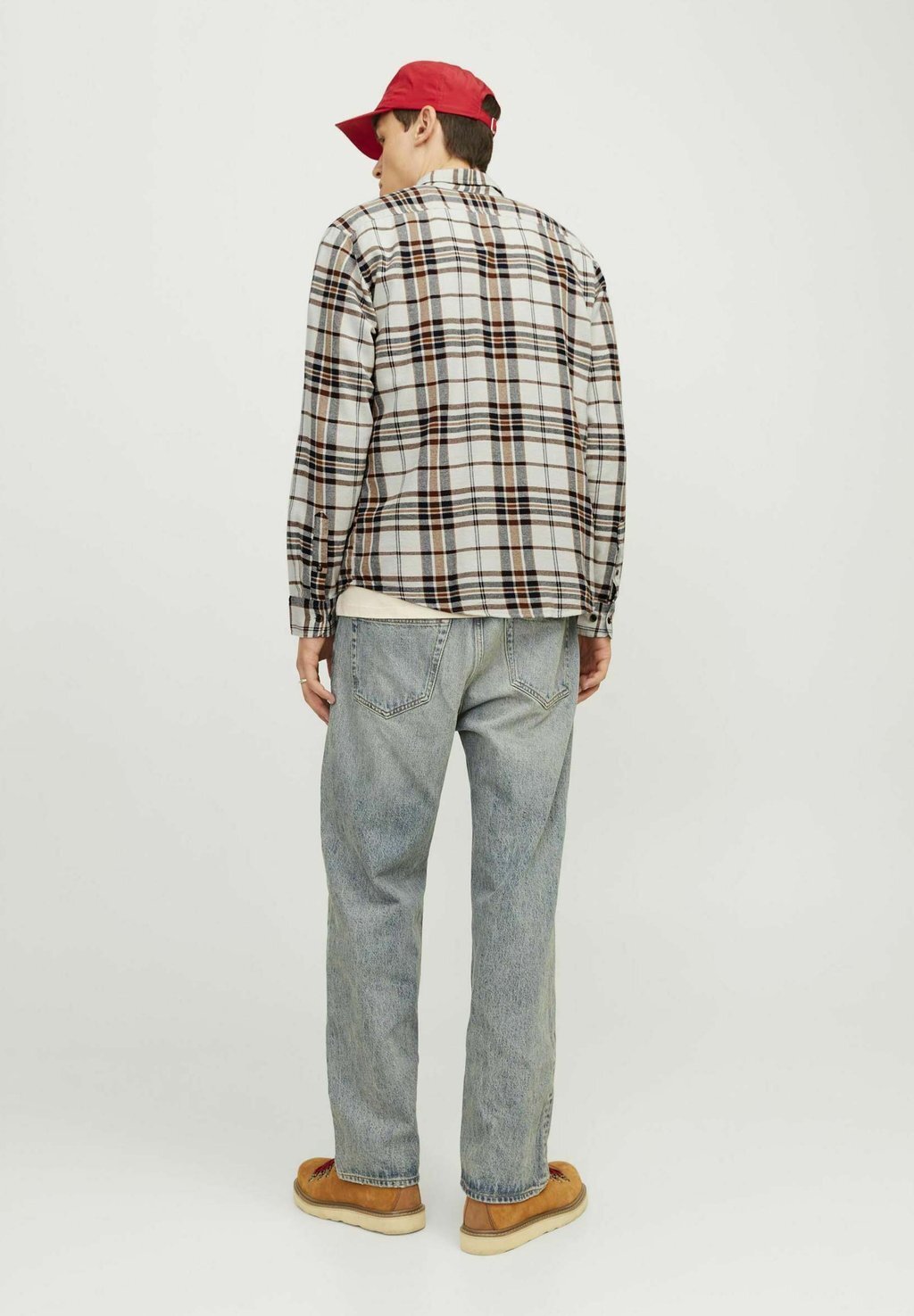 

Рубашка AUTUMN CHECK Jack & Jones, кремовый