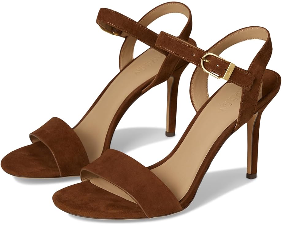 

Туфли Lauren Ralph Lauren Gwen Suede Sandals, цвет Tobacco