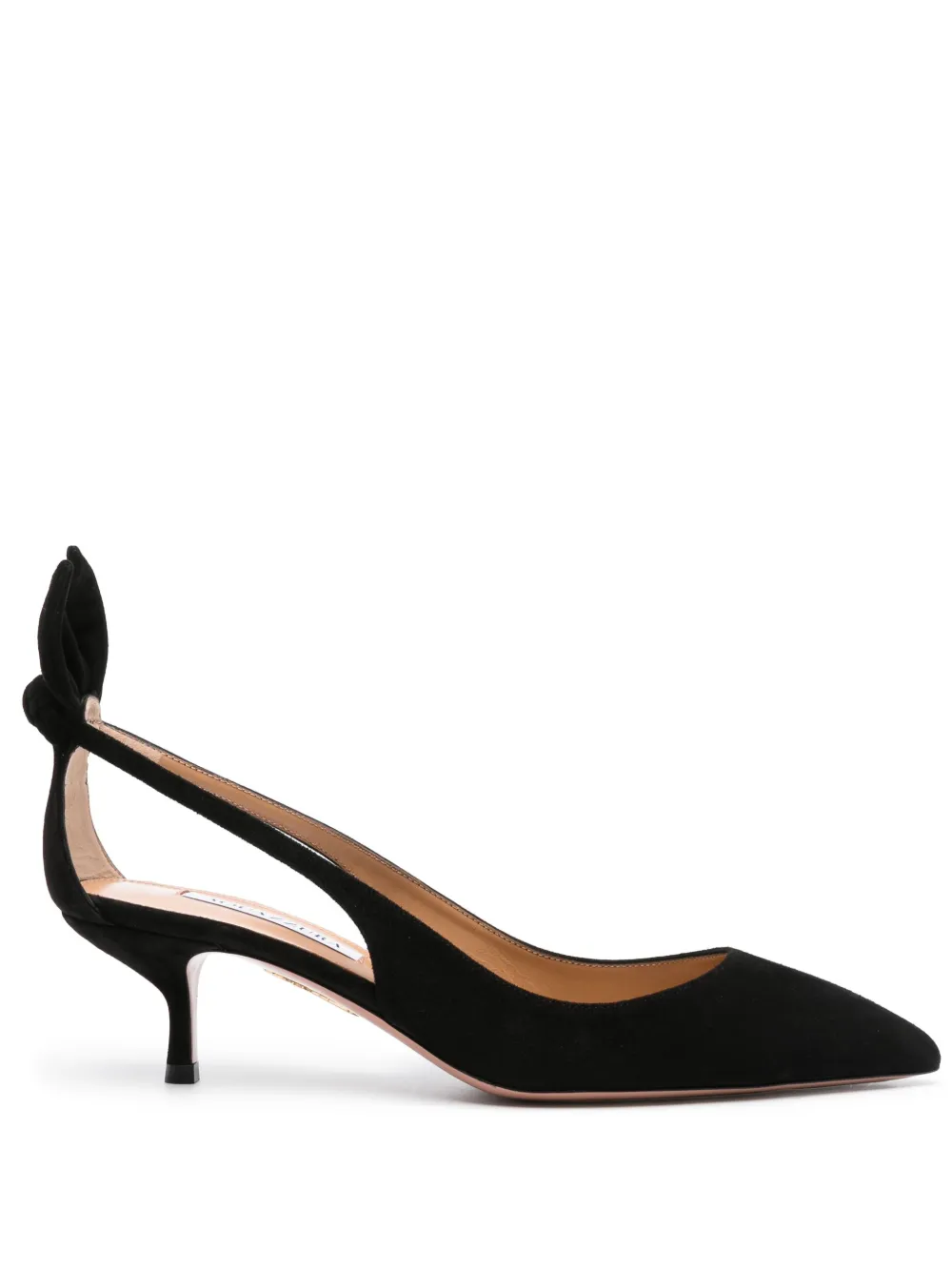 Туфли Bow Tie 50 Aquazzura, черный