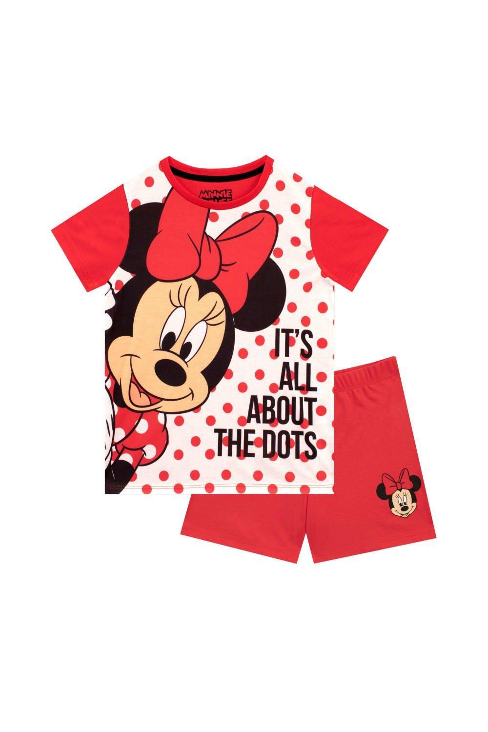 

Короткая пижама Минни Маус Disney, красный
