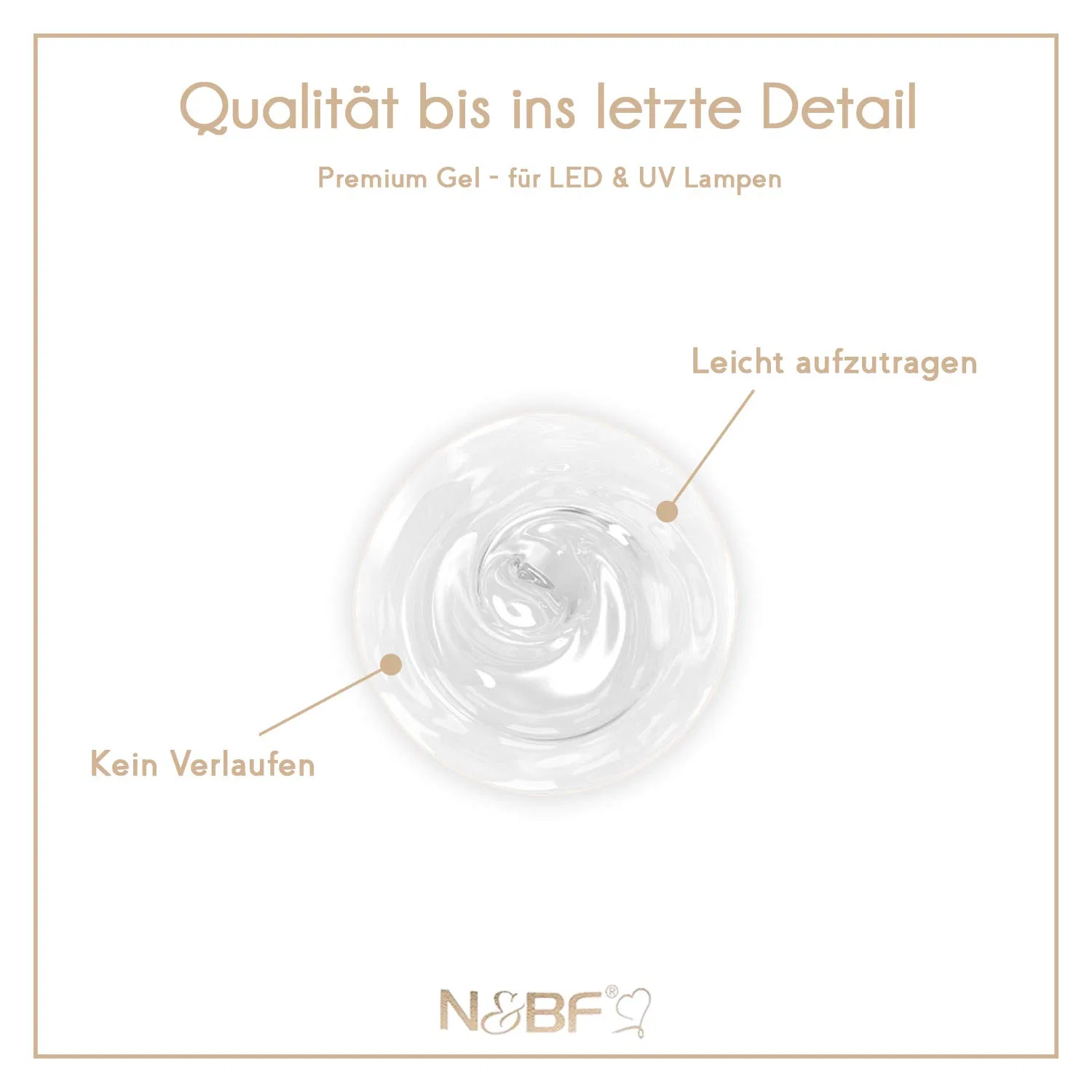 N&BF UV+LED 1-фазный гель Comfort Line Clear 15 мл Nails Factory — фото 3
