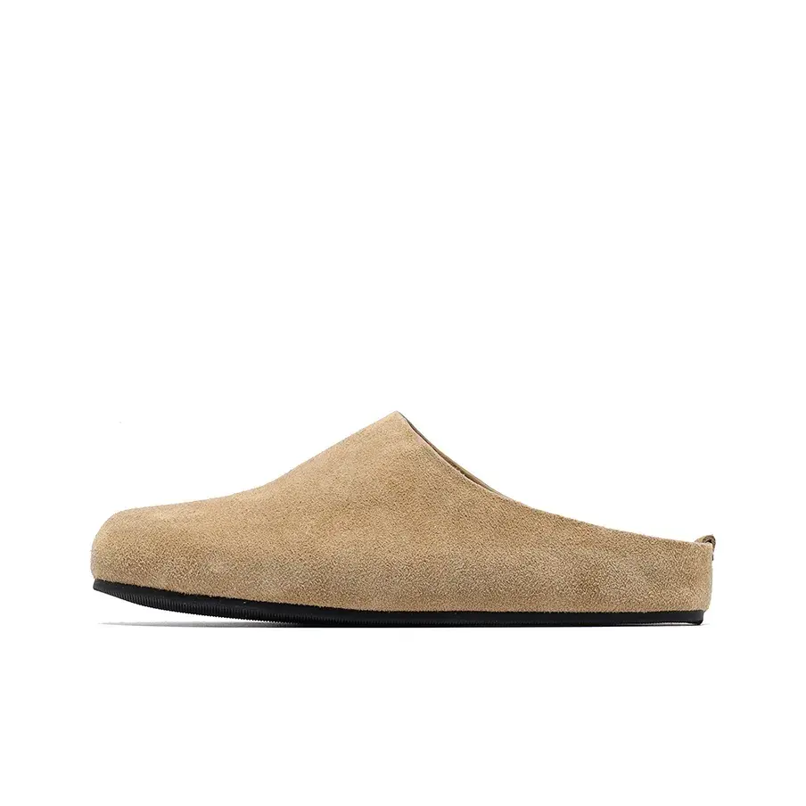 

T628 Унисекс противоскользящие тапочки с закрытым носком абрикос, цвет Apricot