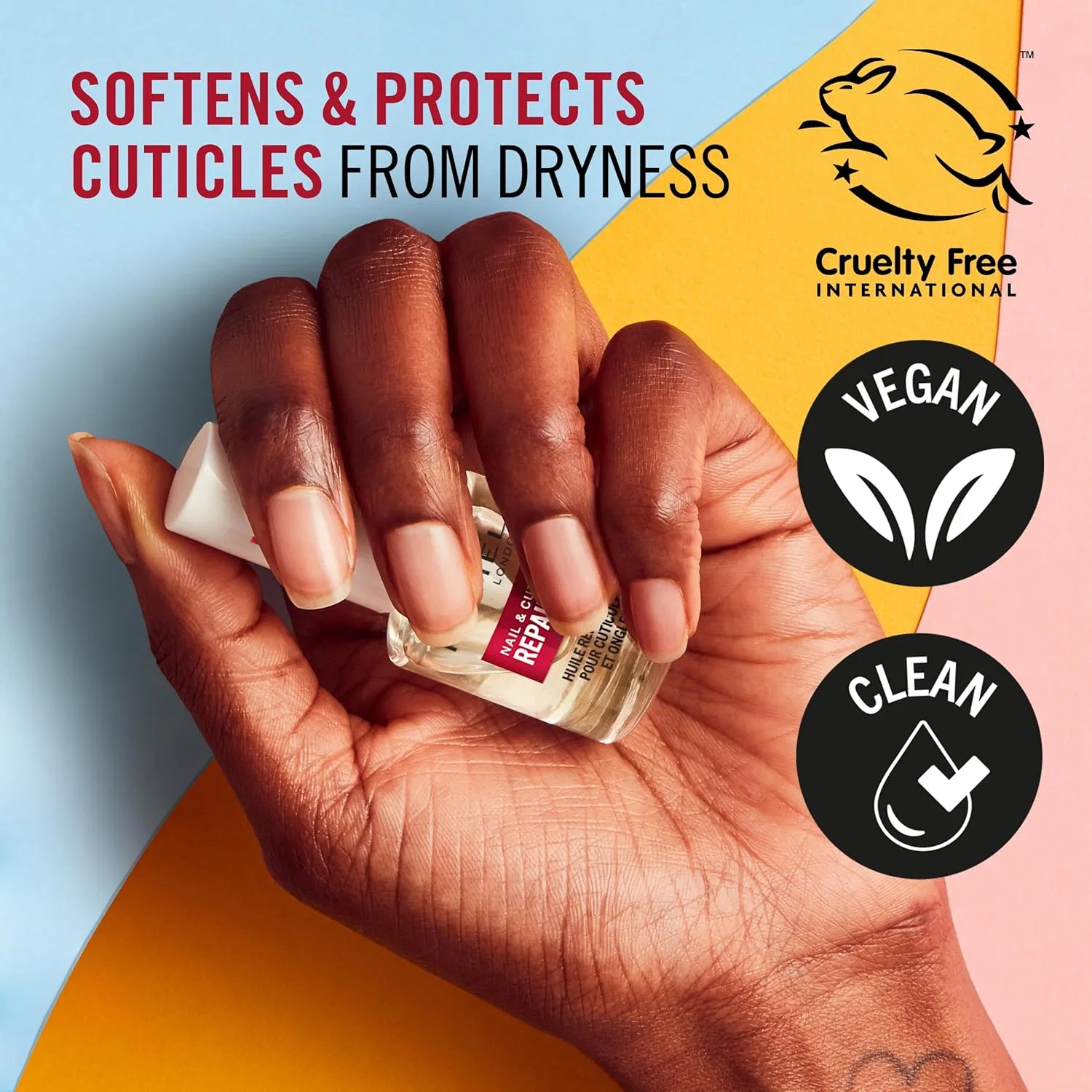 Масло для восстановления кутикулы Rimmel London с витамином Е, 8 мл (2 шт.) Rimmel, Nail Care — фото 4