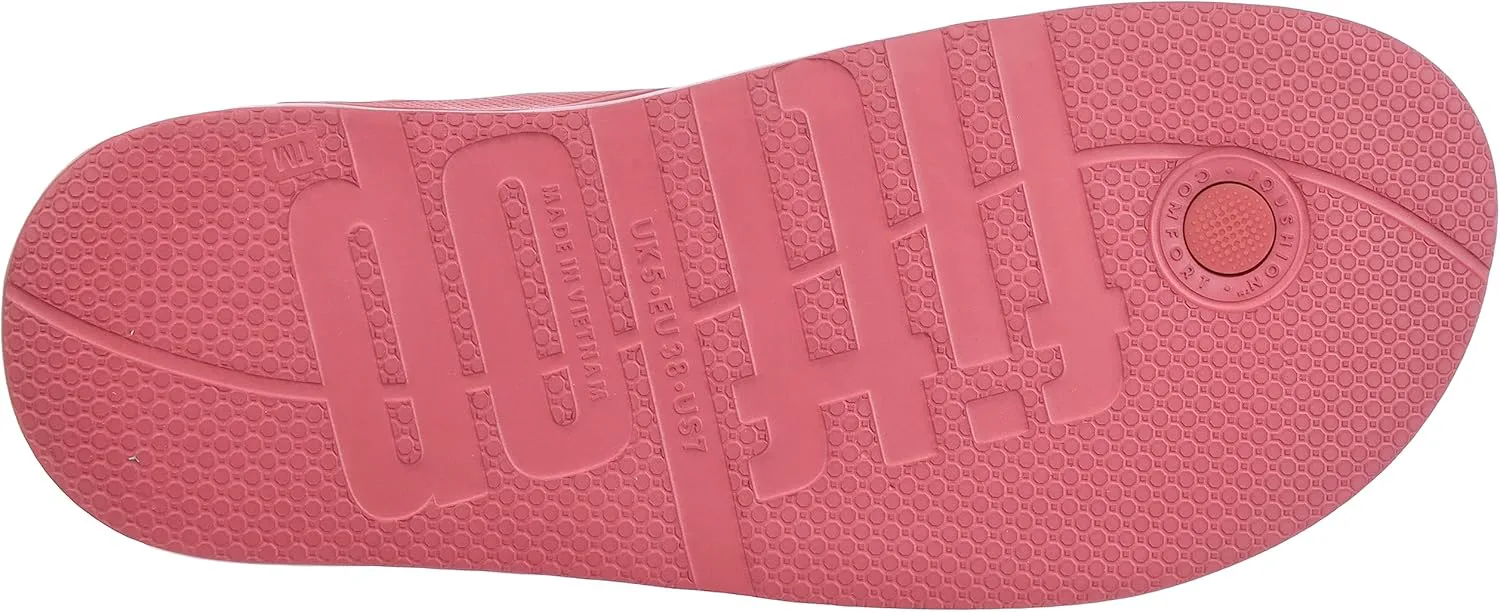 Мужские эргономичные шлепанцы FitFlop Iqushion, красный — фото 3