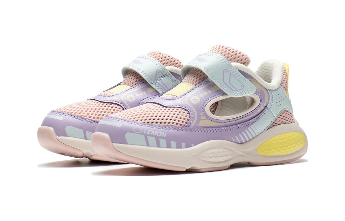 LiNing Sports Life Collection Износостойкие детские сандалии Розовый Фиолетовый Для детей 3-7 лет LINING YOUNG — фото 3