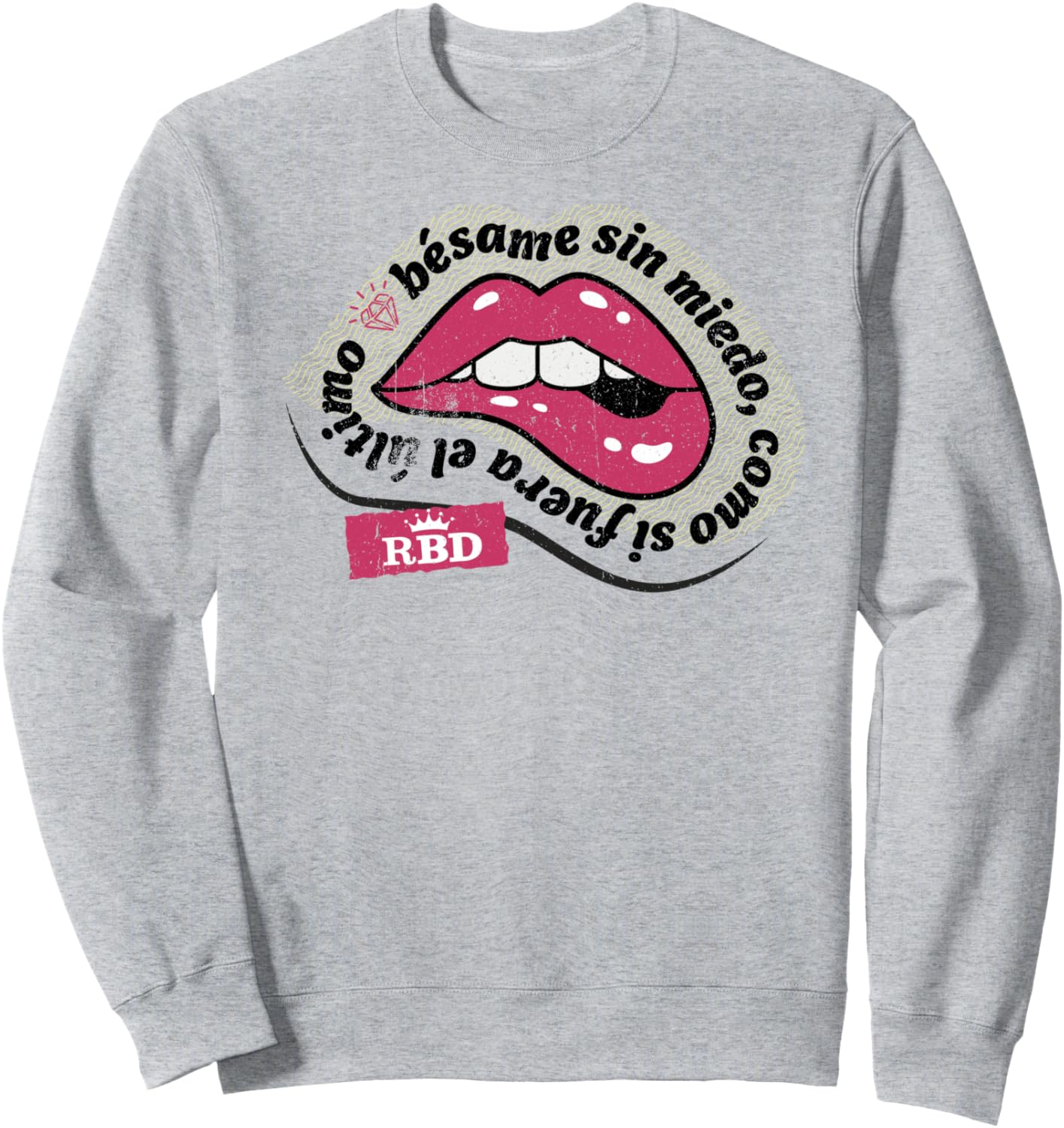 

Толстовка Rebelde Tour 2023 для концертов Rebelde Rebelde Rbd, серый