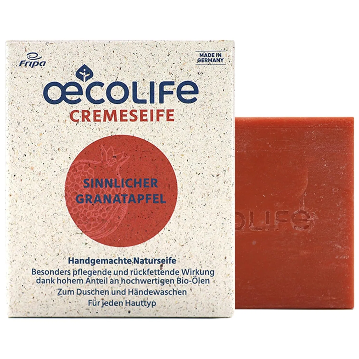 Натуральное мыло oecolife «Чувственный гранат» 100 г Œcolife