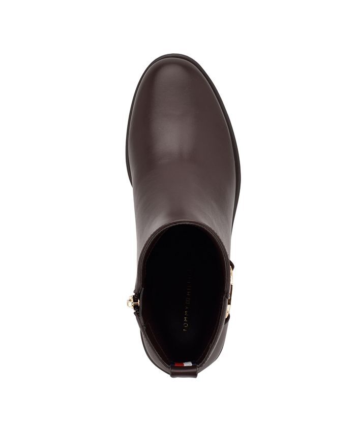 Женские ботильоны Imiera Tommy Hilfiger, цвет Dark Brown — фото 4