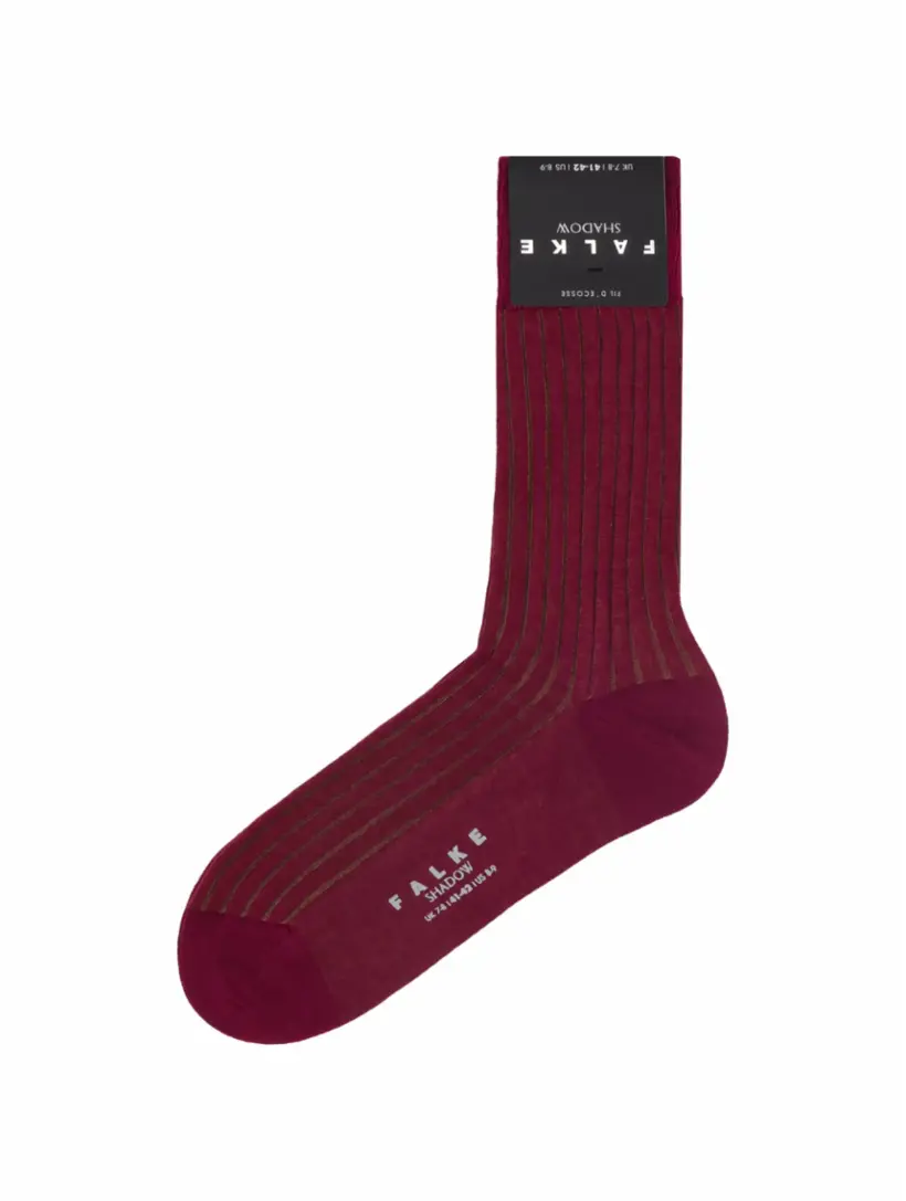 

Хлопковые носки в полоску Falke, бордовый