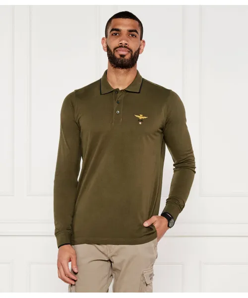 

Футболка поло Regular fit Aeronautica Militare, зеленый