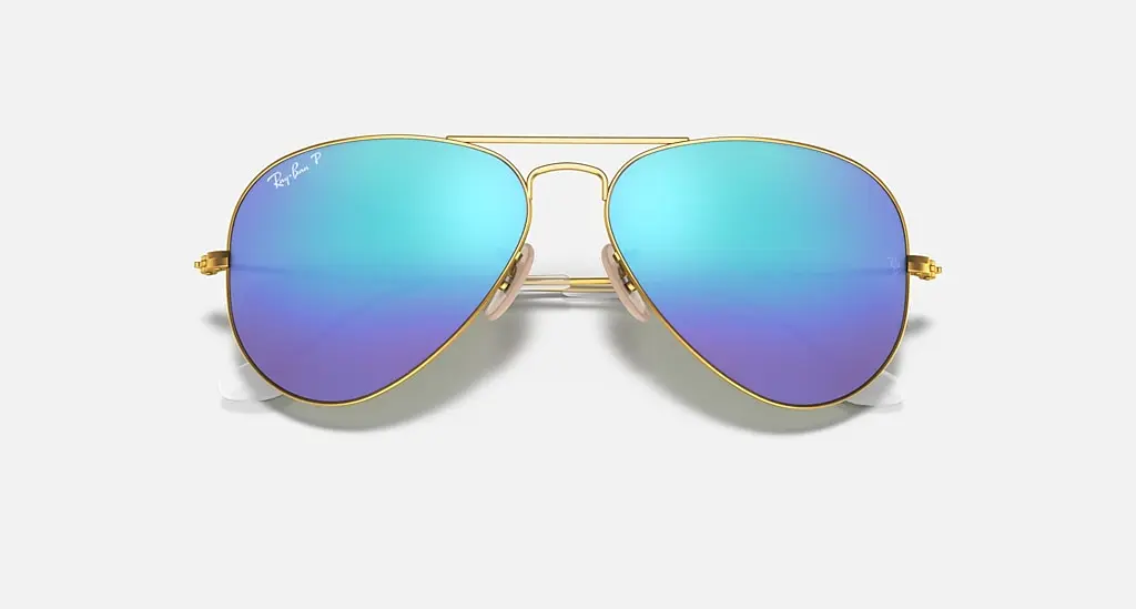 

Солнцезащитные очки Ray-Ban AVIATOR FLASH LENSES, синий