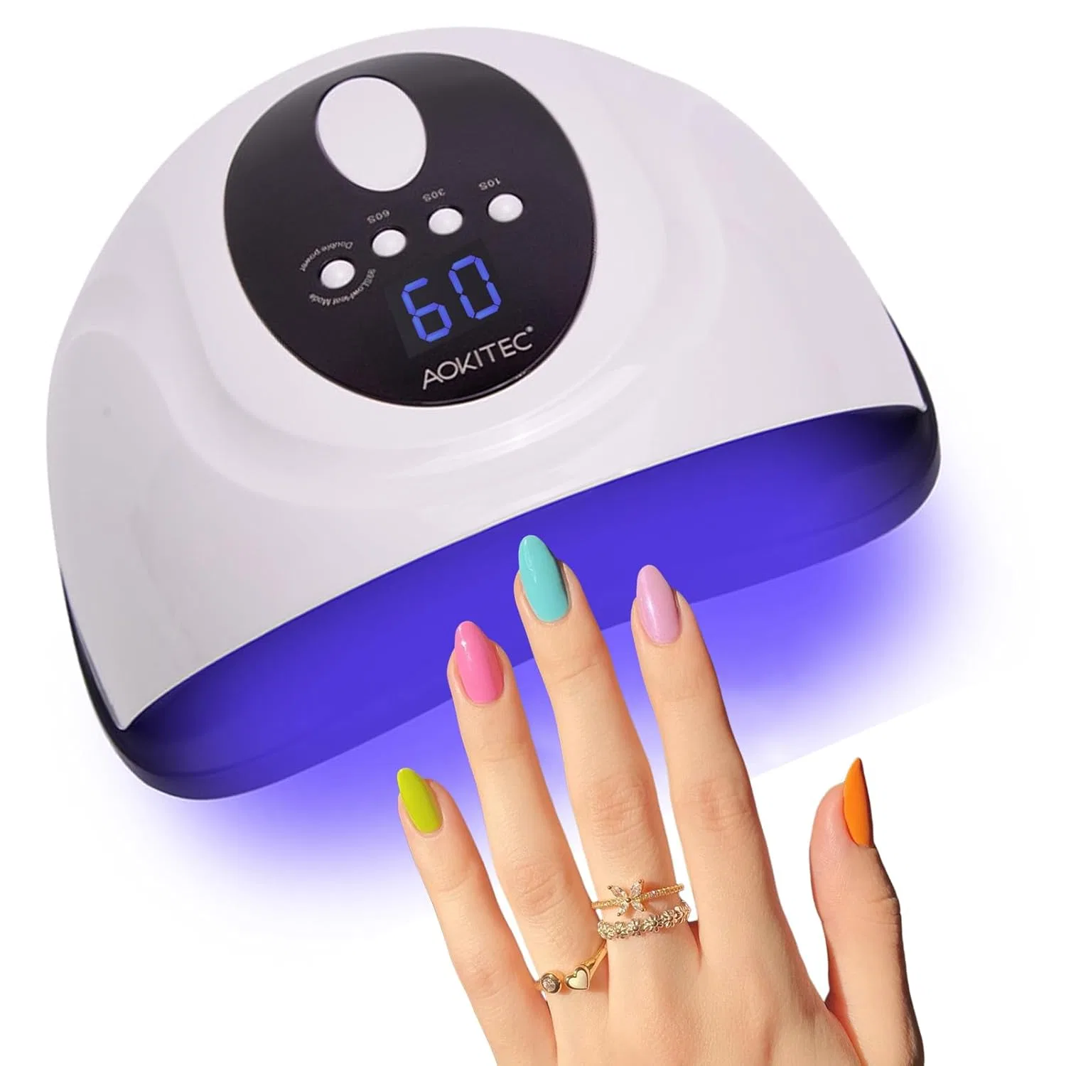 УФ/LED лампа для гель-лака Aokitec 150 Вт Aokitec, 01-150 W Nail Lamp