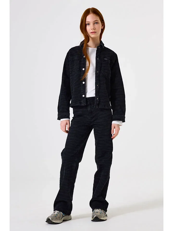Джинсы straight fit, Garcia, черный