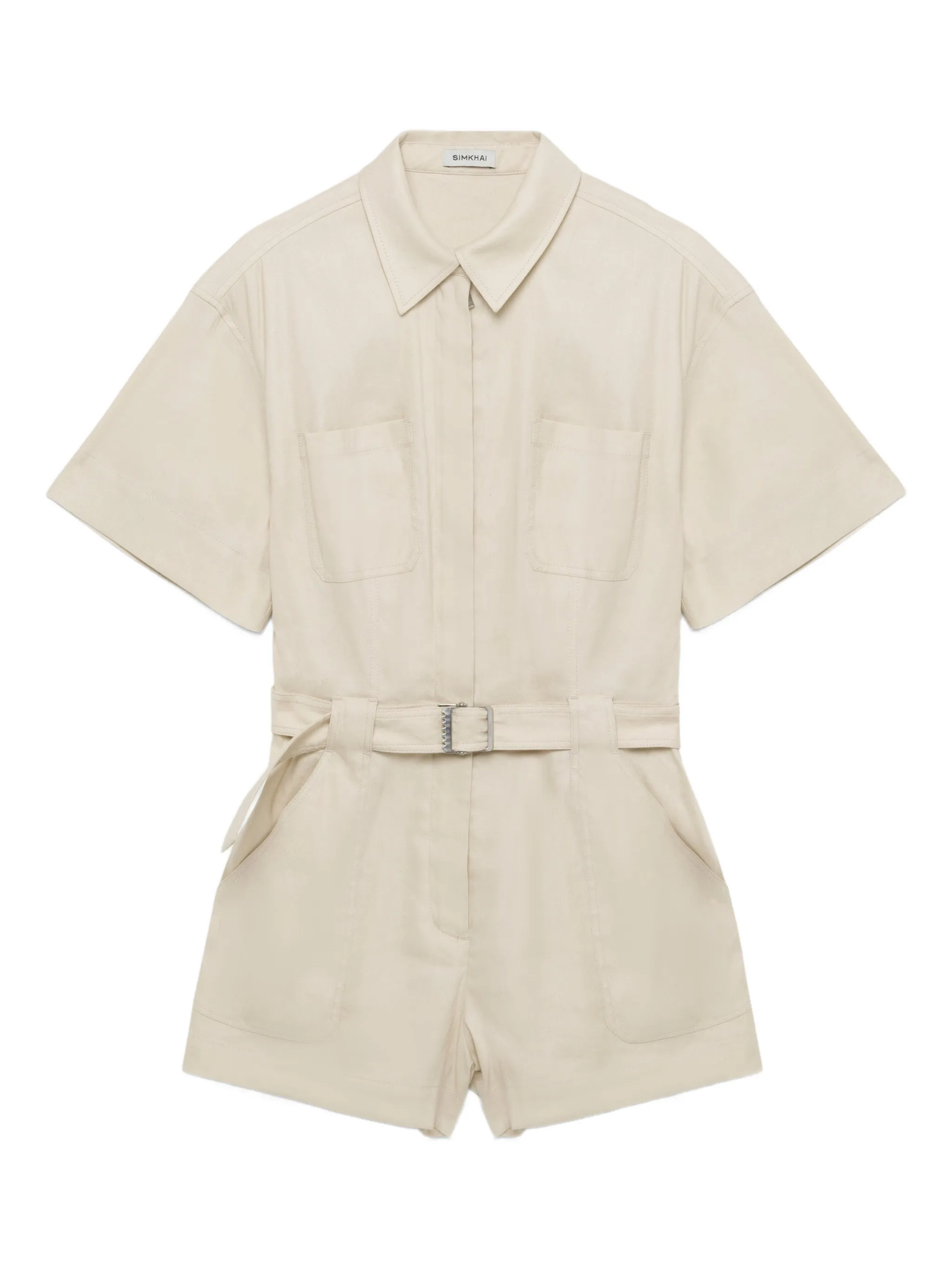 

Ромпер Aspen с поясом Simkhai, бежевый