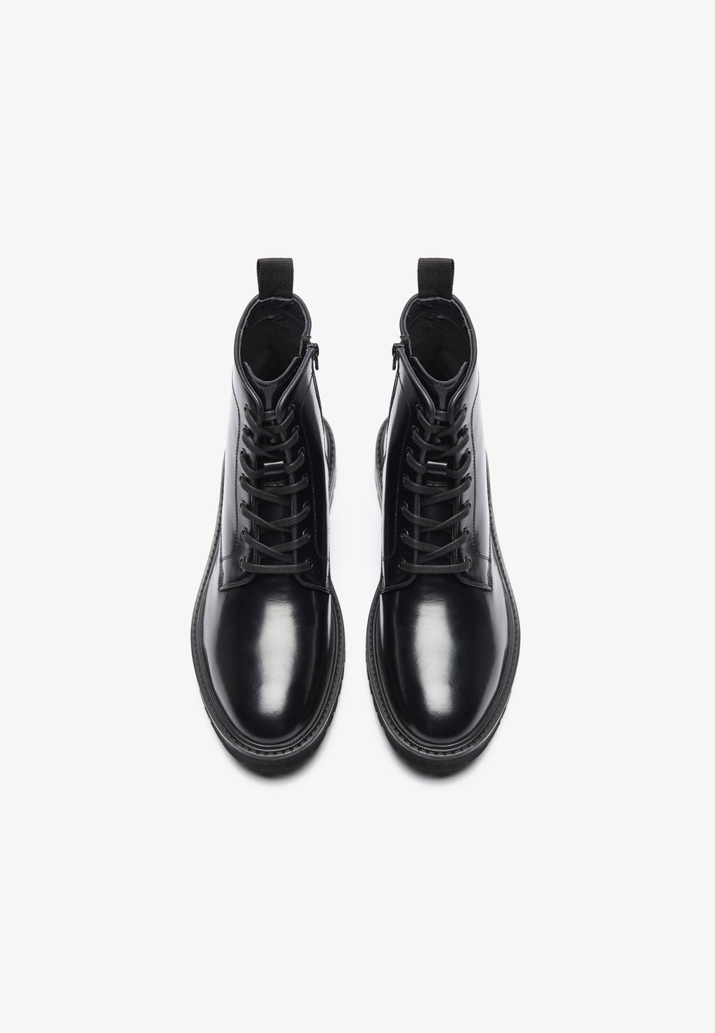 

Ботильоны на шнуровке LEATHER Zign, черный
