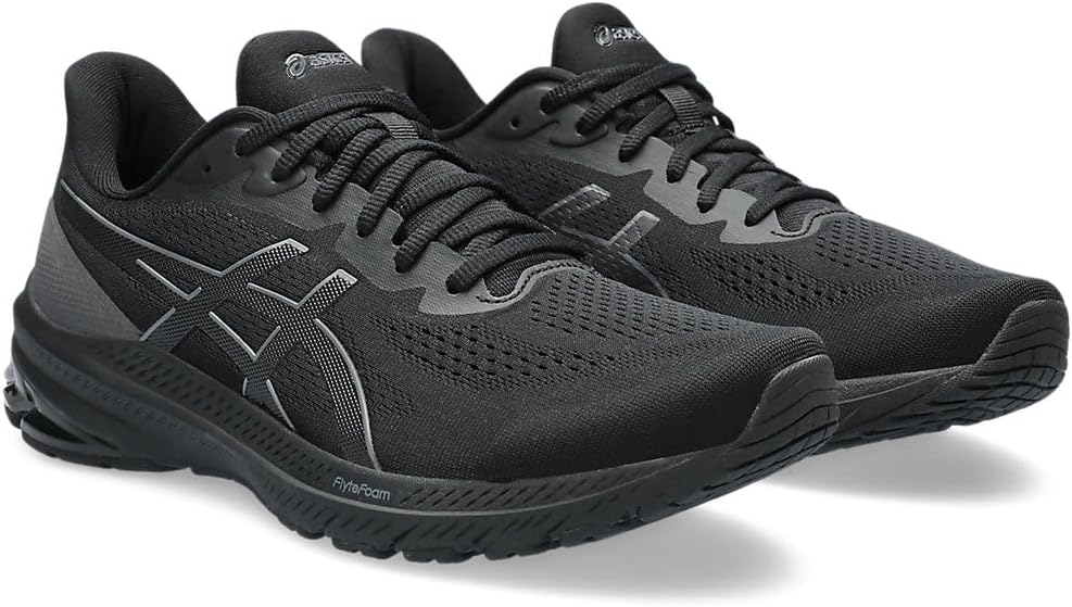 Беговые кроссовки Asics GT-1000 12 для мужчин, черный/серый — фото 2