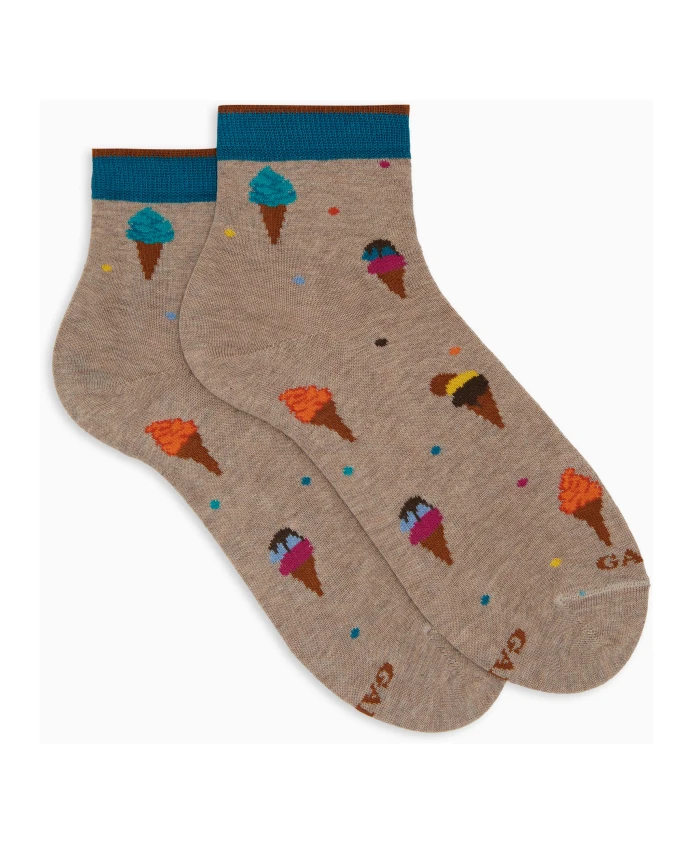 

Короткие носки с узором "Гелати" Gallo, мультиколор