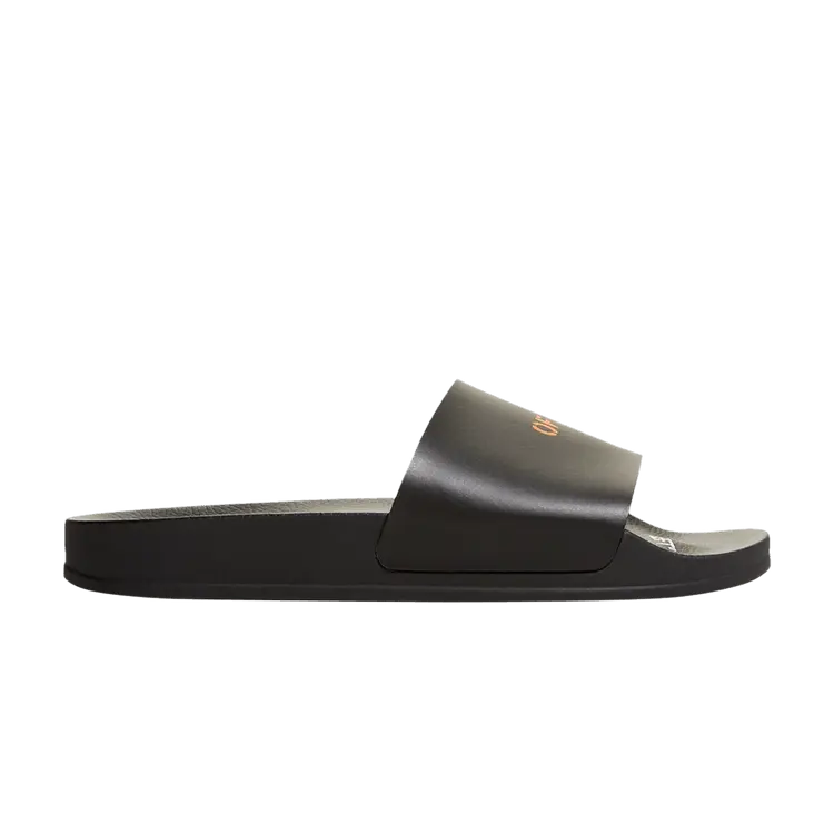 Сандалии Off-White Off-White Wmns Sliders 'Black Orange', черный