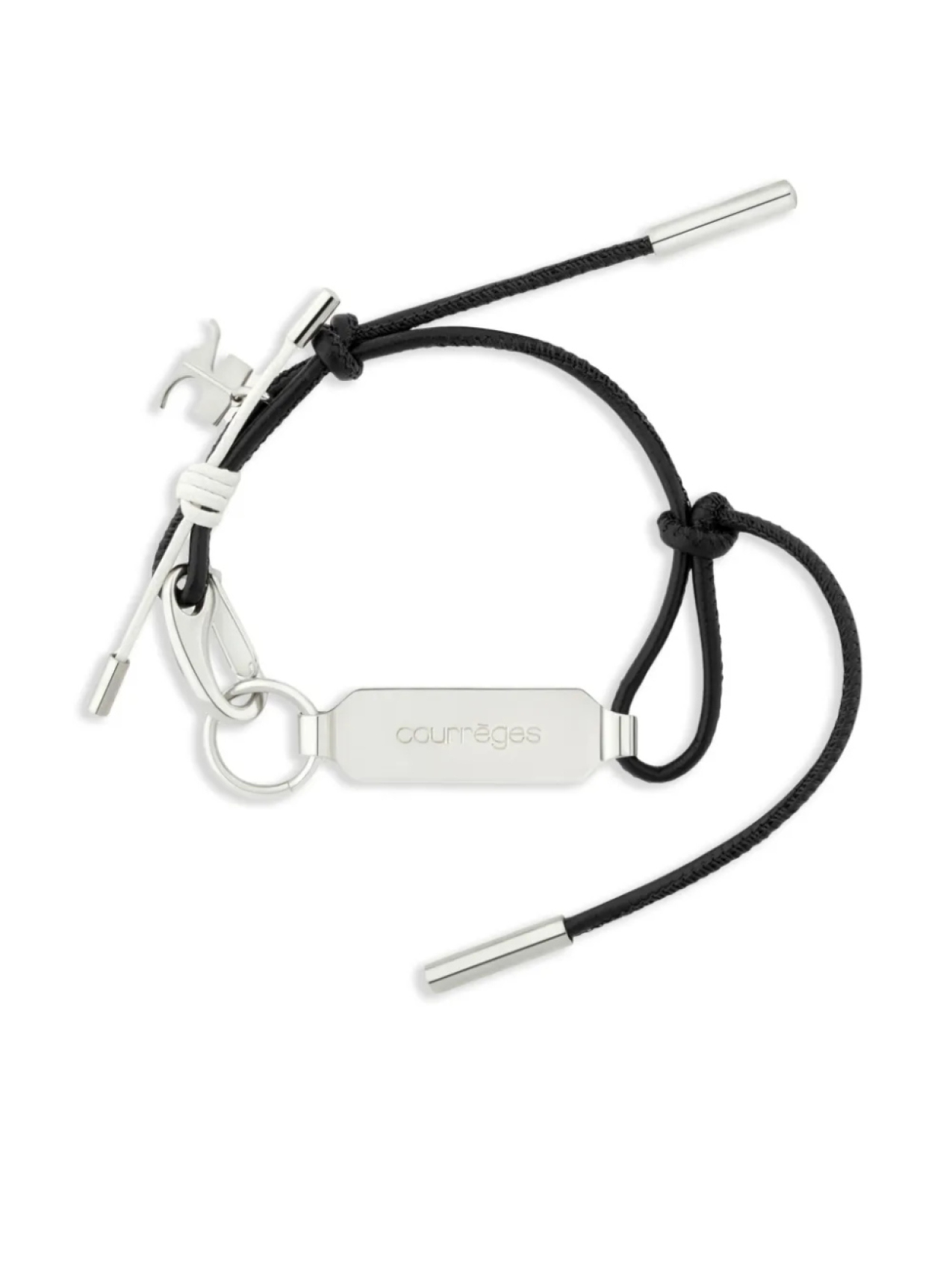 

Courrèges браслет Rope, серебристый