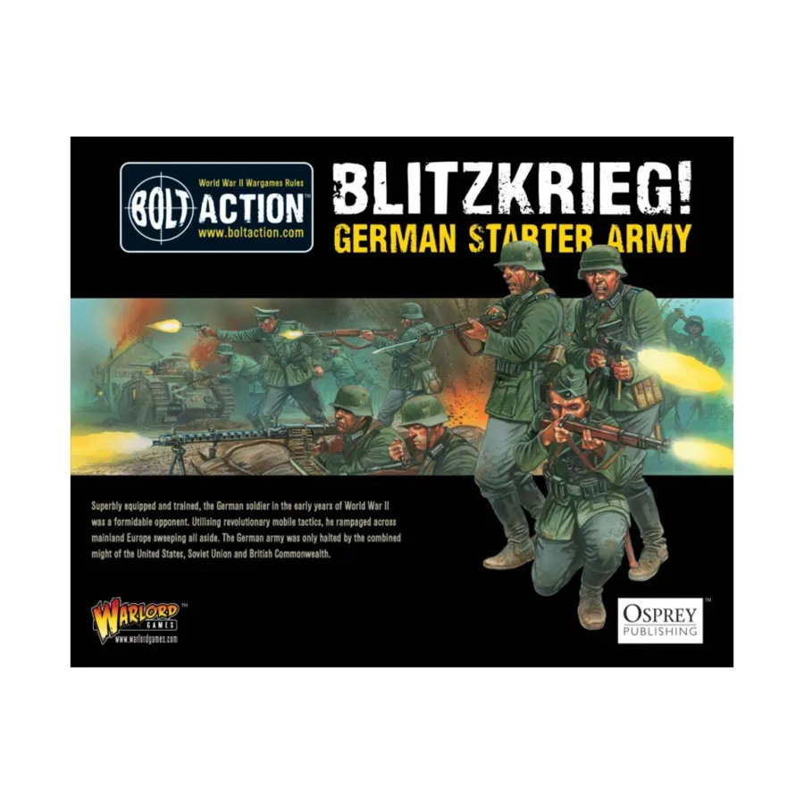 

Блицкриг! - Немецкая стартовая армия, Bolt Action - German - Blitzkrieg (28mm)