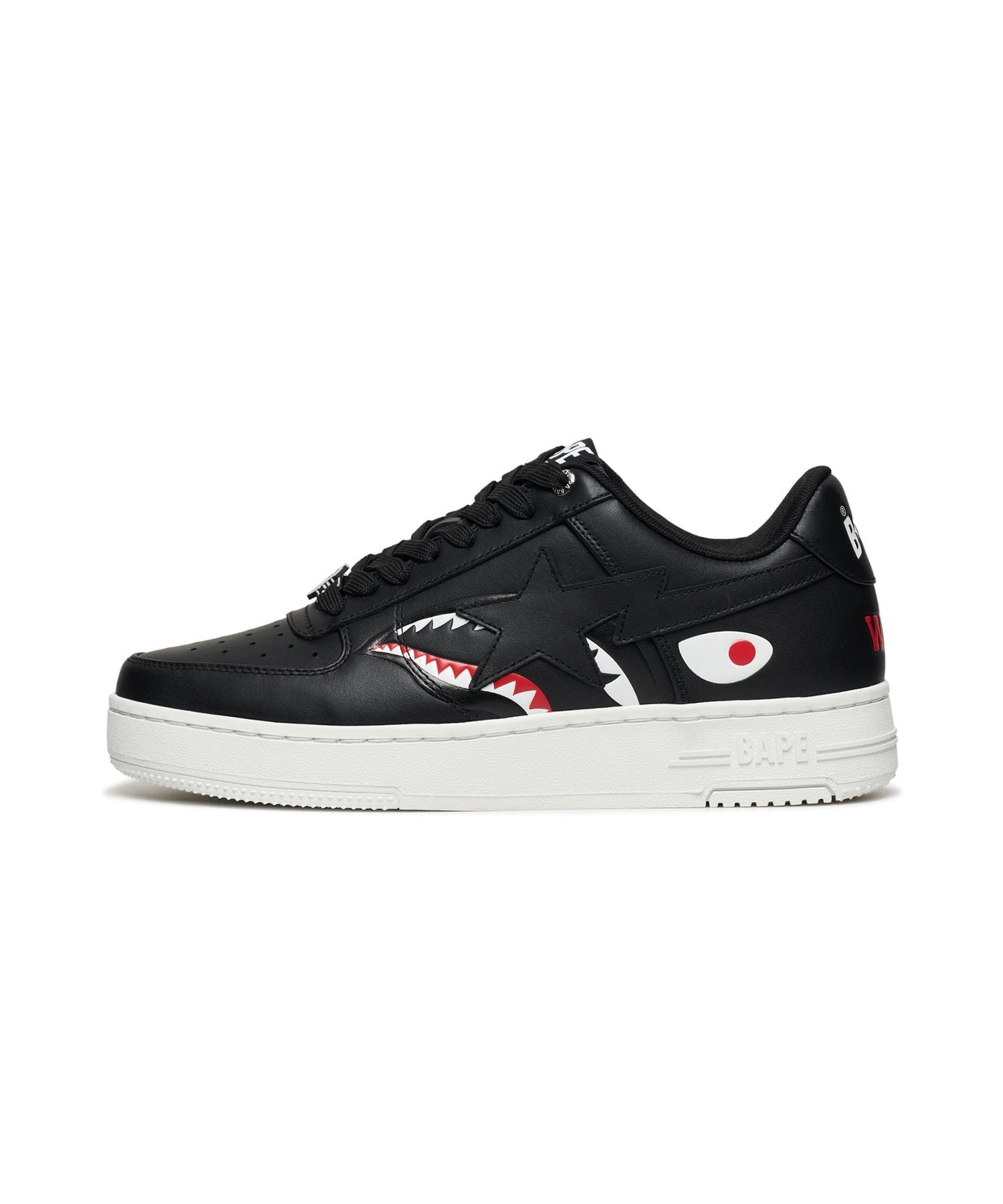 BAPE STA SHARK A BATHING APE, BLACK — фото 3