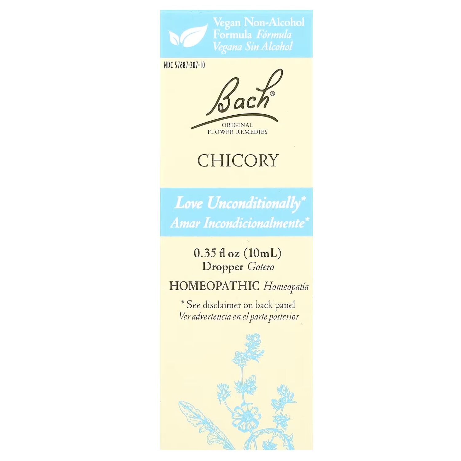 

Original Flower Remedies, цикорий, 10 мл (0,35 жидк. унции) Bach