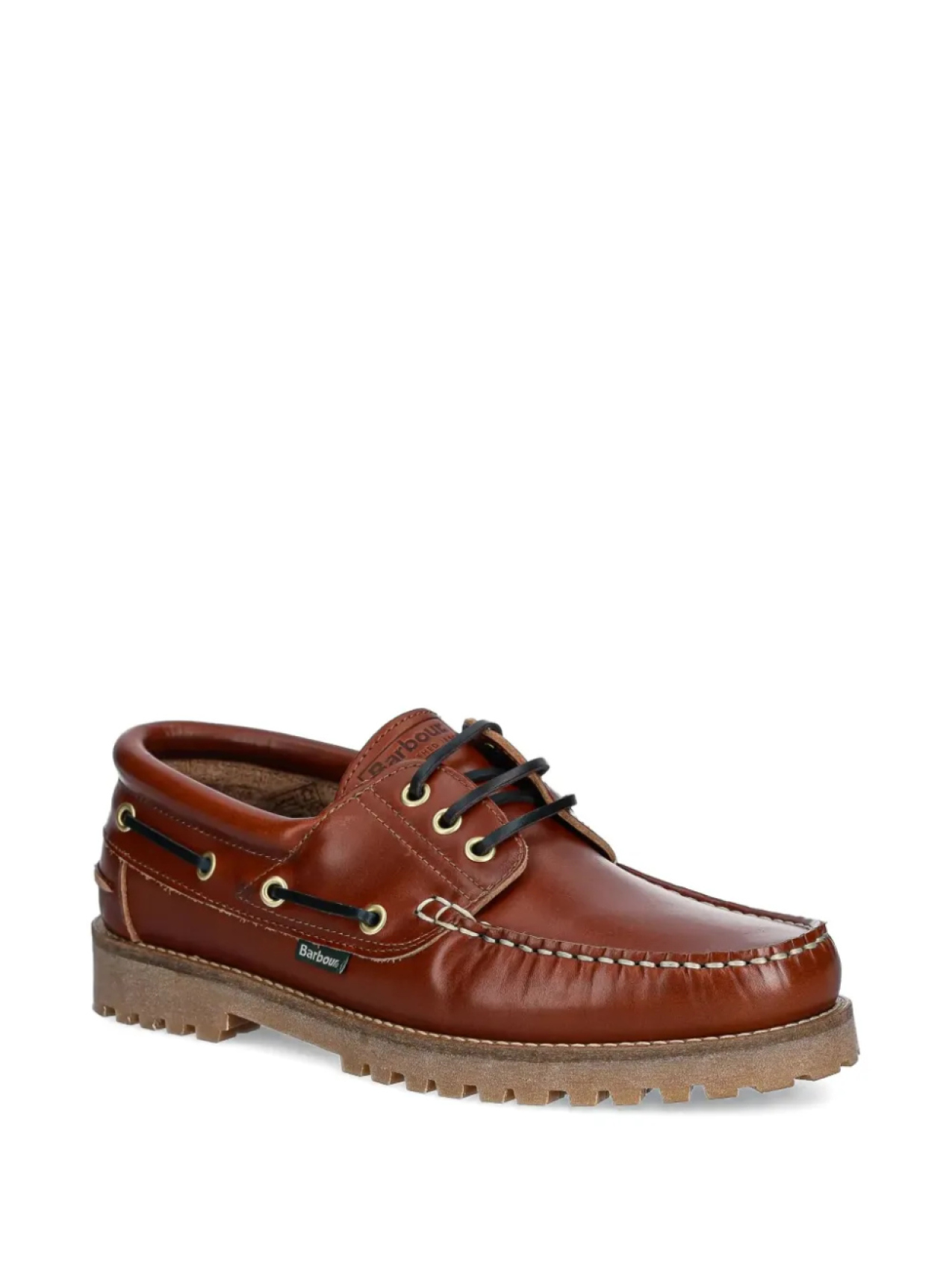 Лодочные туфли Barbour Deck, коричневый — фото 2