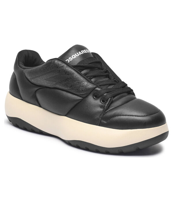 

Кожаные кроссовки Dsquared2, черный