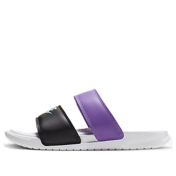 Тапочки benassi duo ultra 'white' Nike, белый