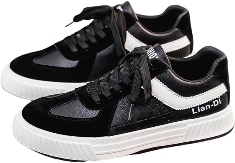 

Мужские модные кеды для скейтборда, легкие повседневные спортивные обувь для улицы, походов и ежедневной носки Hoalox, черный