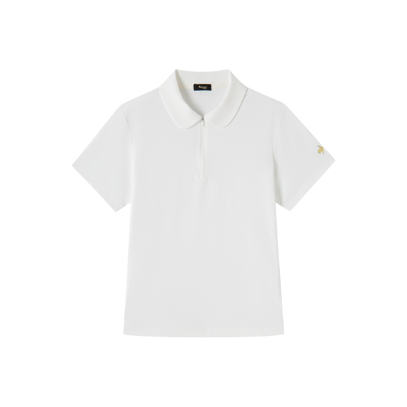 

Футболка поло женская Le Coq Sportif, цвет слоновая кость белый