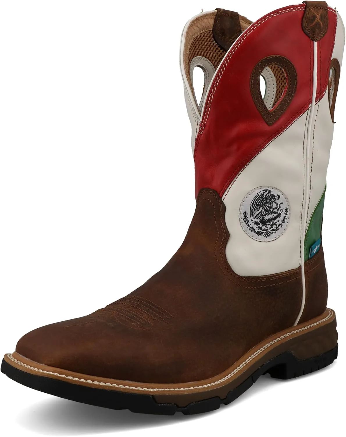 

Рабочие ботинки Twisted X Men's 11" Western, с защитным носком, цвет имбирь и груша, размер 7 D, мультиколор