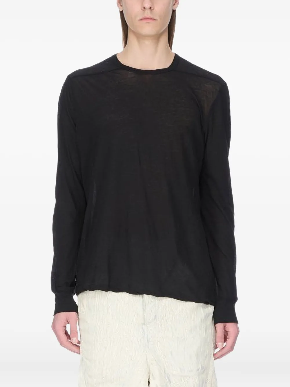 

Футболка с длинными рукавами Rick Owens, черный