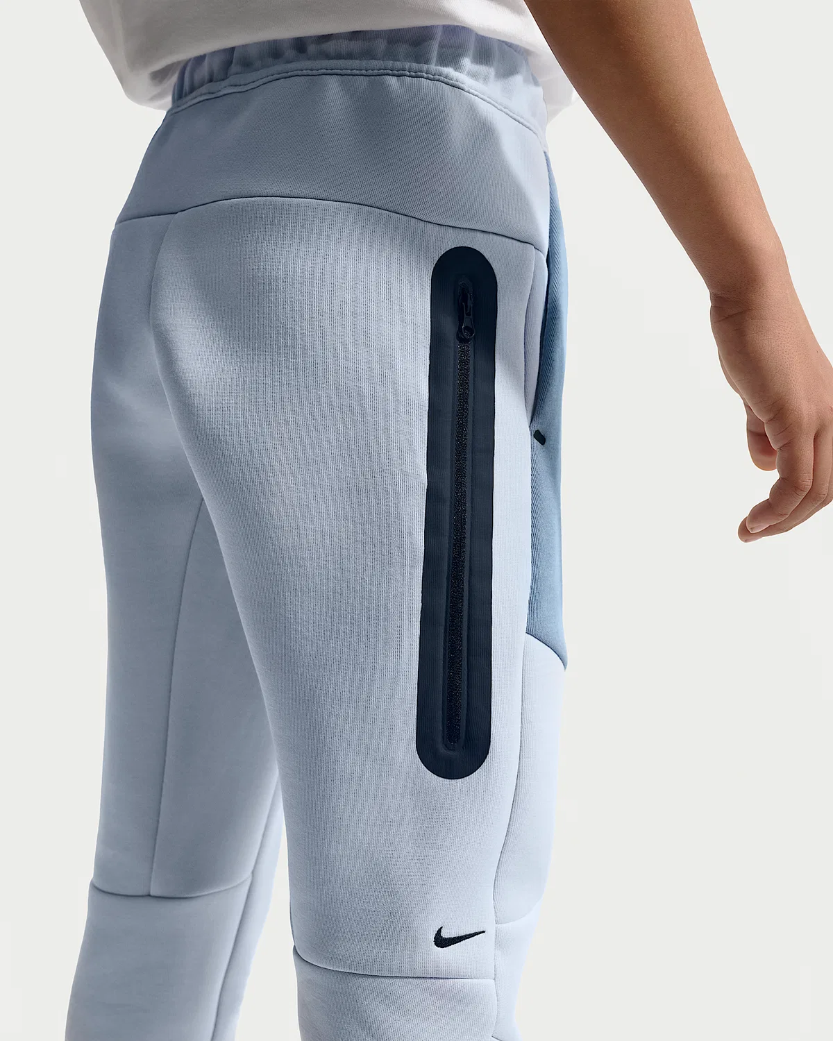 Джоггеры Nike Sportswear Tech Fleece для старших детей, Hydrogen Blue/Work Blue/Black/Black — фото 3