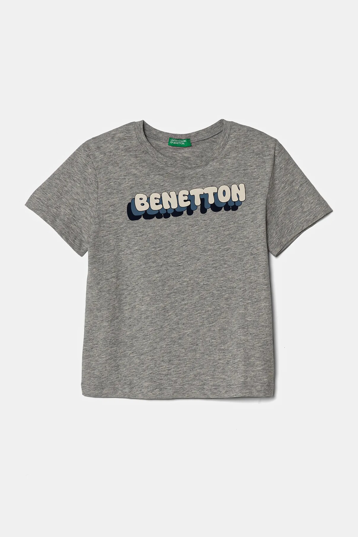 

Футболка из хлопка для детей United Colors Of Benetton, серый