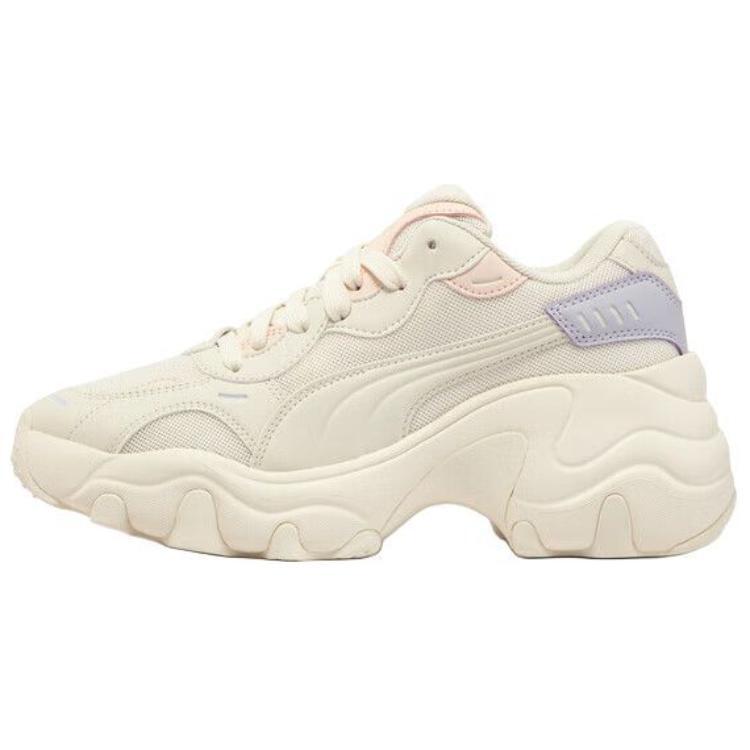 

Кроссовки Puma Pulsar Wedge Chunky Sneakers Women's Low-top Rice White - Light Purple - Bamboo Shoot Pink - 01, белый