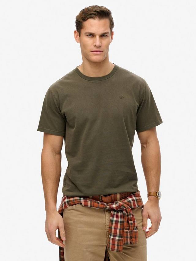 

Футболка Essentials Relaxed Fit из чистого органического хлопка Superdry, Dark Khaki