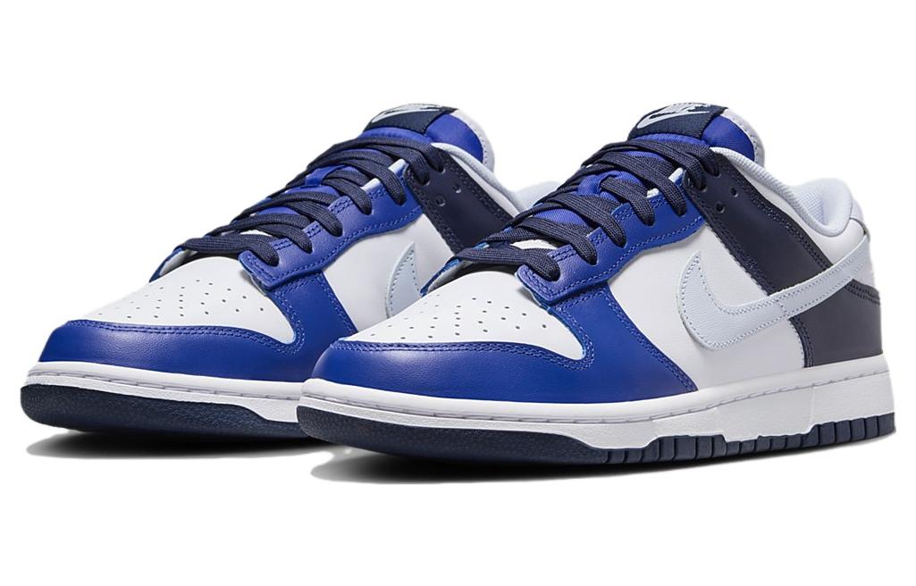 Данк Лоу 'Game Royal Navy' Nike, Белый Синий — фото 3