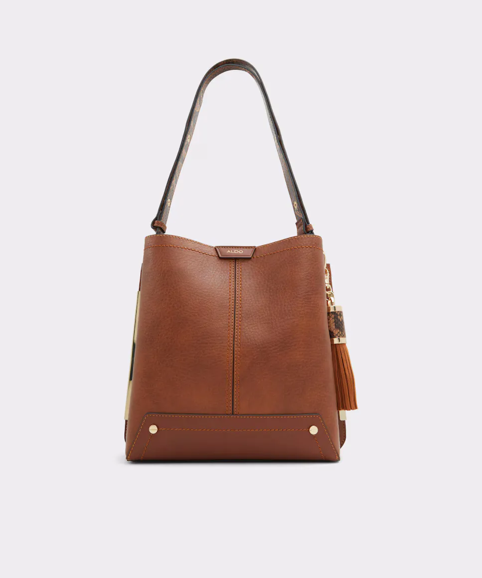 

Коричневая сумка через плечо с магнитной застежкой Aldo, цвет Camel