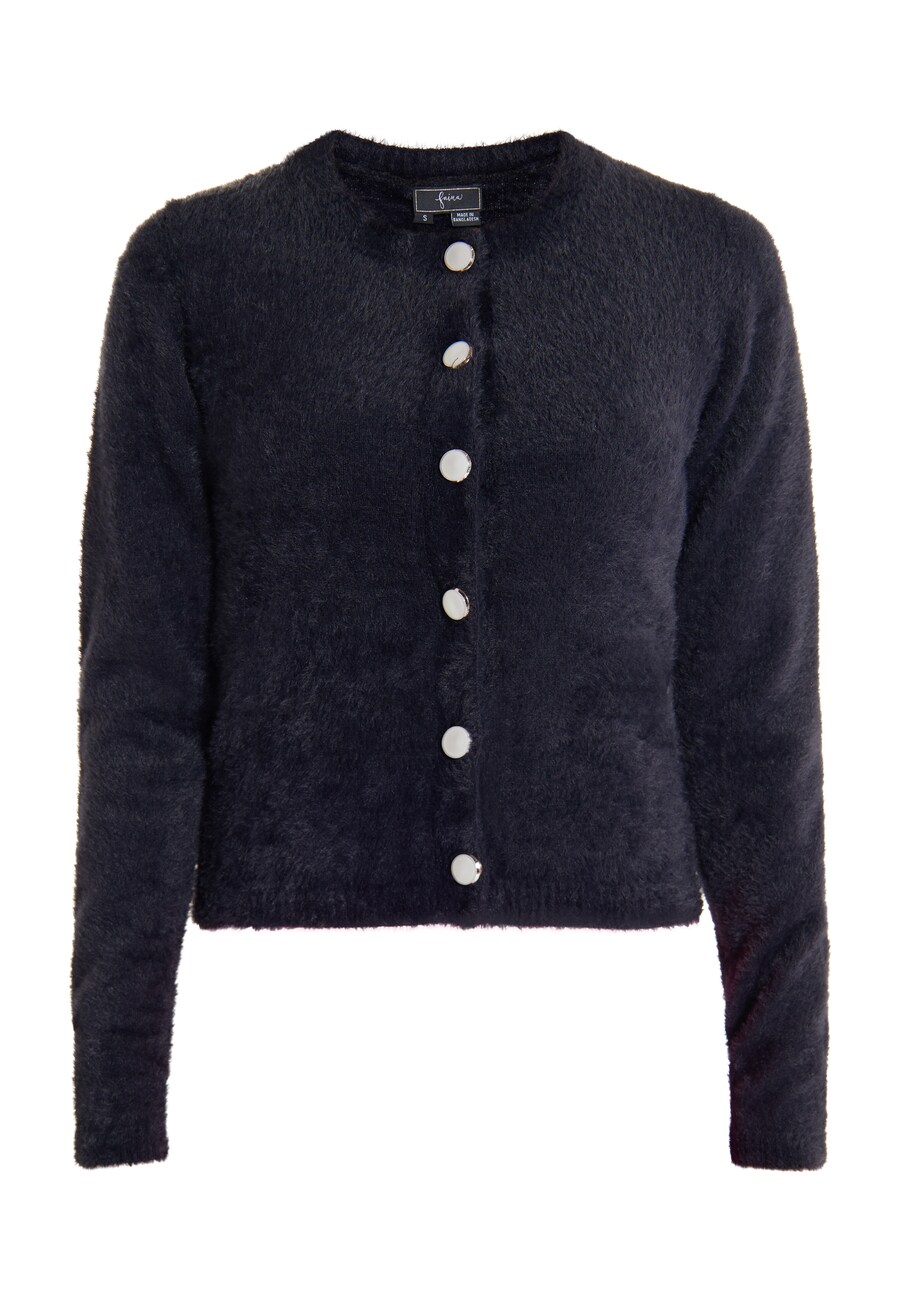 

Вязаный кардиган faina Knit Cardigan Tassia, темно-синий