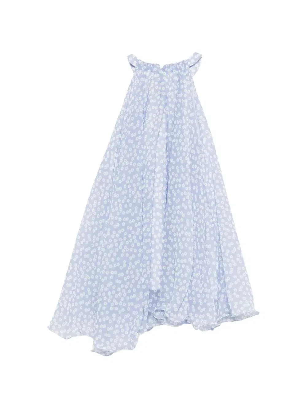 Платье с цветочным принтом Stella McCartney Kids, синий — фото 2