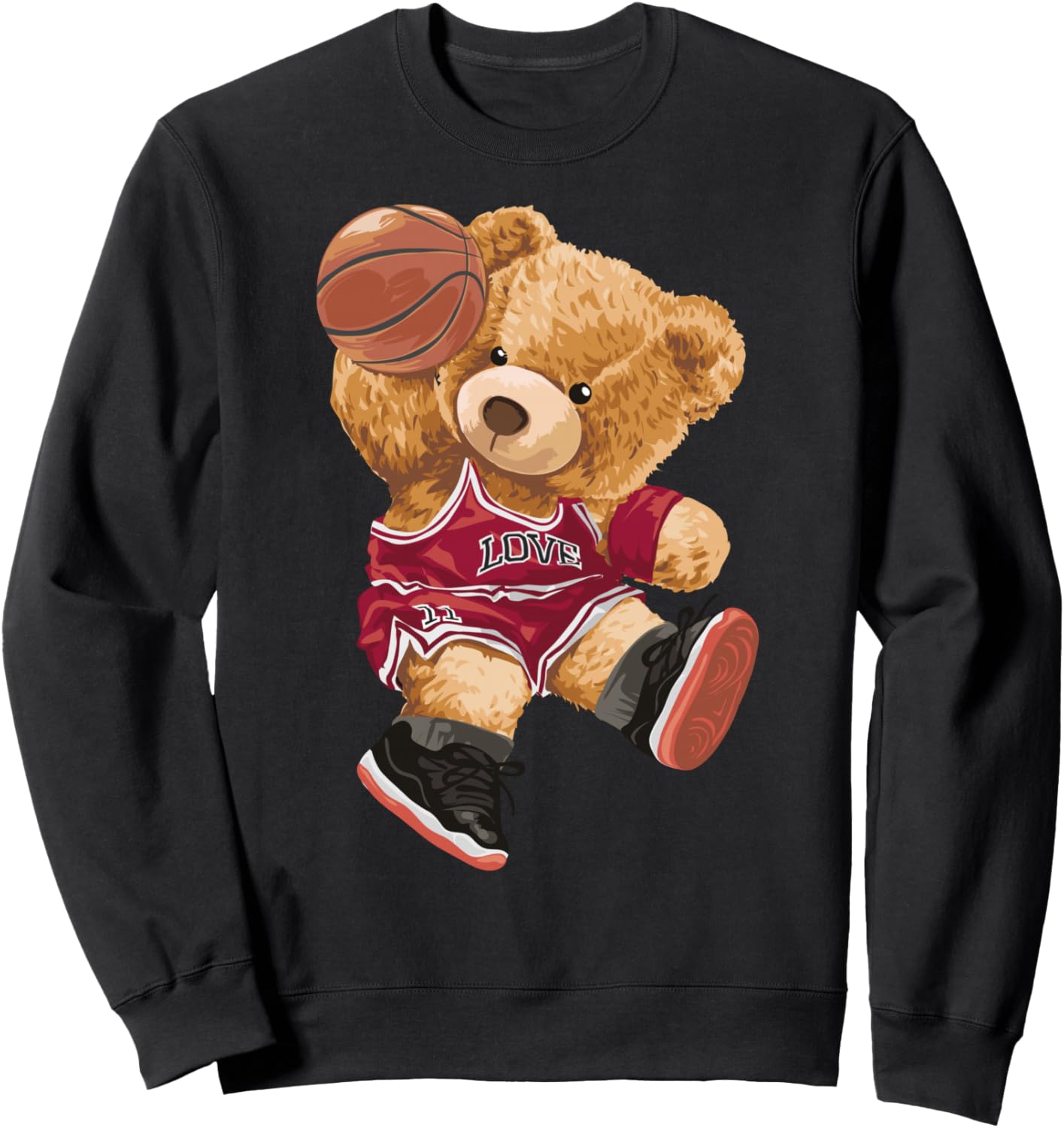 

Милый плюшевый мишка, играющий в баскетбол. Толстовка, черная Bersll, Черный, Милый плюшевый мишка, играющий в баскетбол. Толстовка, черная Bersll