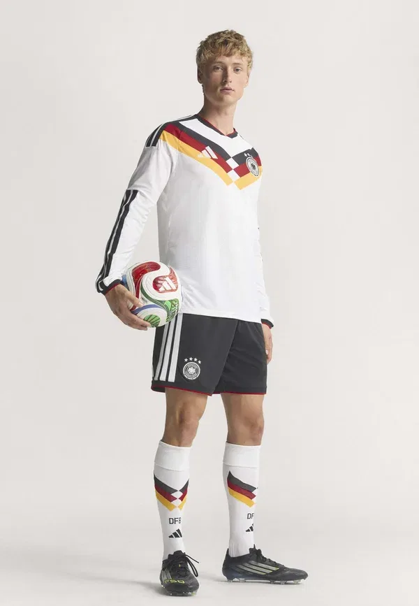 Футболка Adidas Performance Deutschland DFB 26 Home Authentic Long Sleeve National Team Wear, белый — фото 2