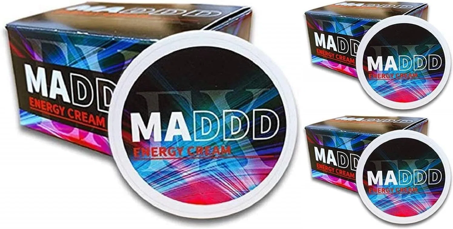Крем для тела бодрящий MADDD EX, набор 3 шт. по 50 г